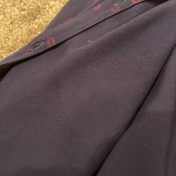 Rails women’s button down long sleeve shirt with lips design - Picture 4 of 7